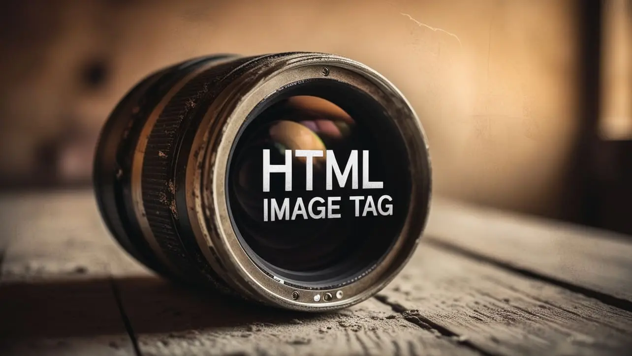HTML image tag tutorial — why image does not exist and img is correct