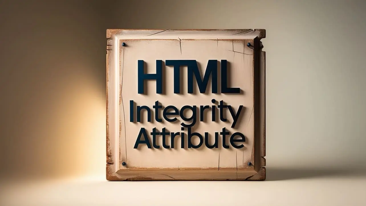HTML integrity attribute tutorial — Subresource Integrity for external scripts and stylesheets
