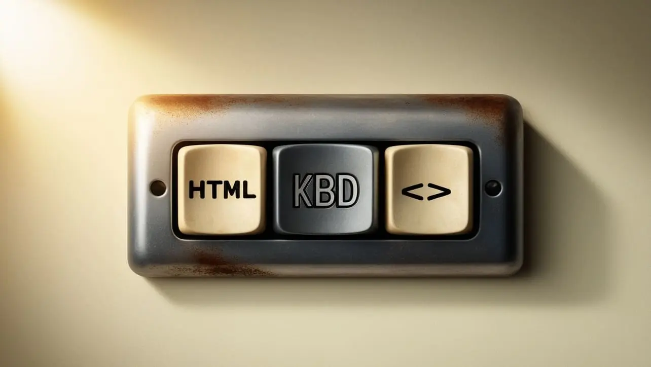 HTML kbd tag tutorial — marking keyboard input and shortcuts
