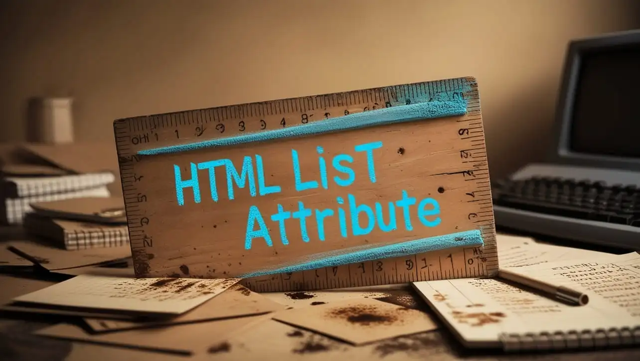 HTML list attribute tutorial — input linked to datalist autocomplete suggestions