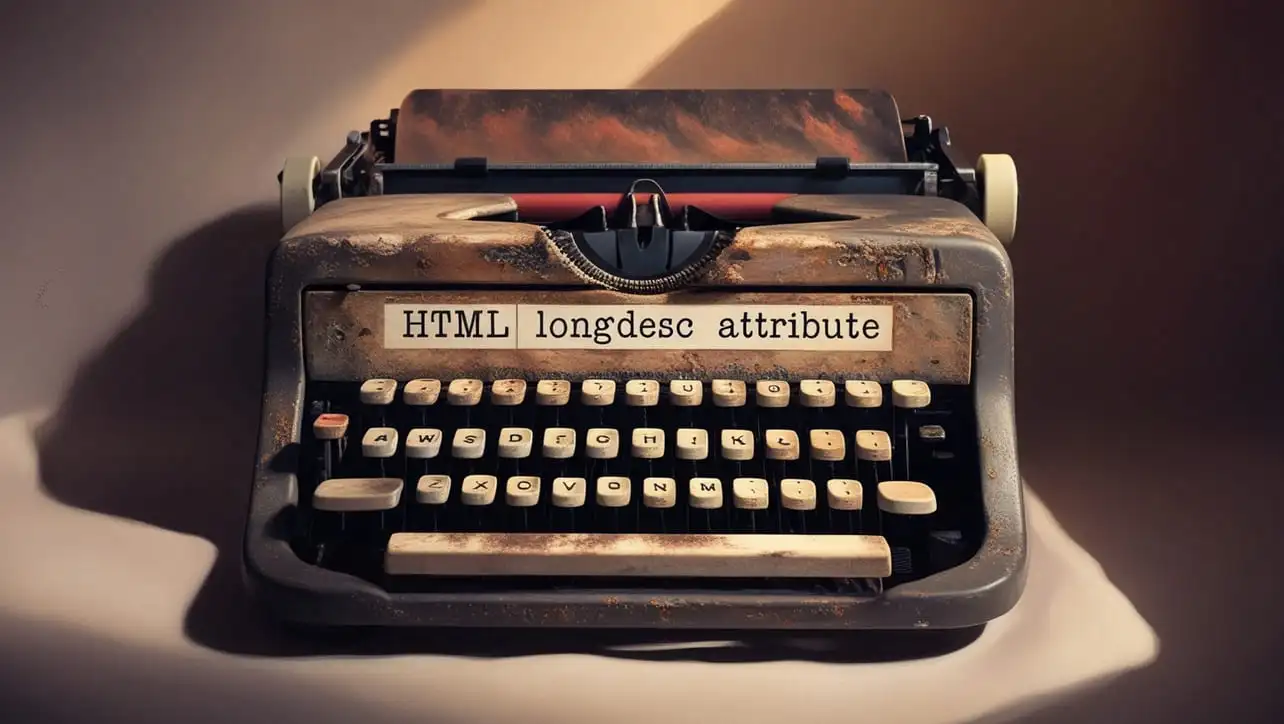 HTML longdesc attribute tutorial — obsolete image description URL and modern accessibility alternatives