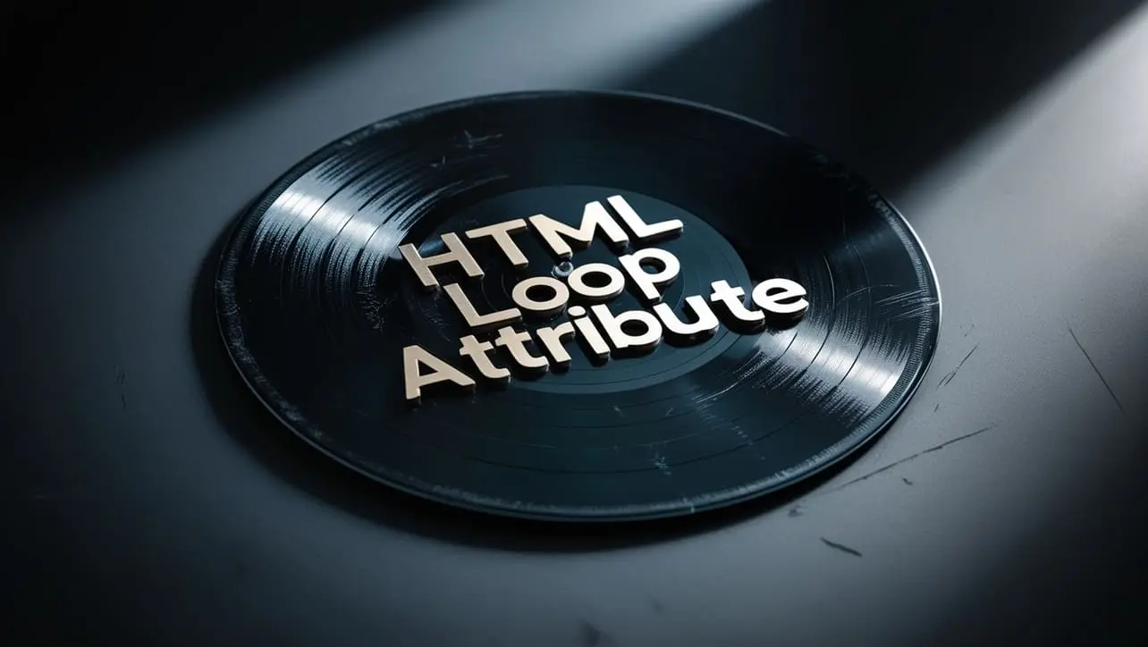 HTML loop attribute tutorial — repeat audio and video playback on media elements