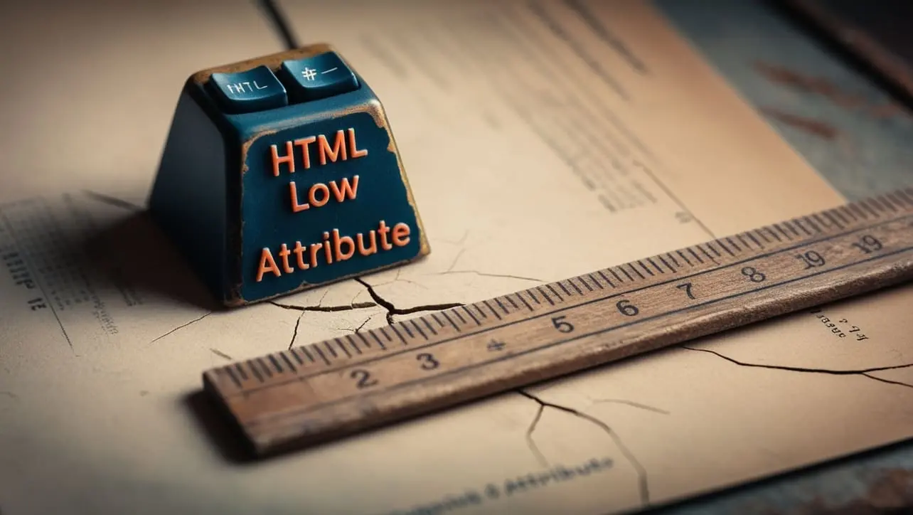 HTML low attribute tutorial — set the lower-range threshold on meter elements with min, max, high, and optimum