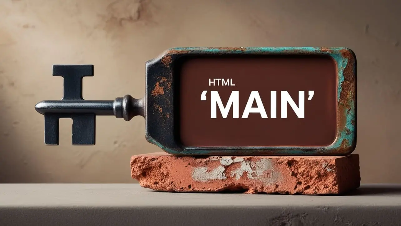 HTML main tag tutorial — semantic primary content landmark for web pages