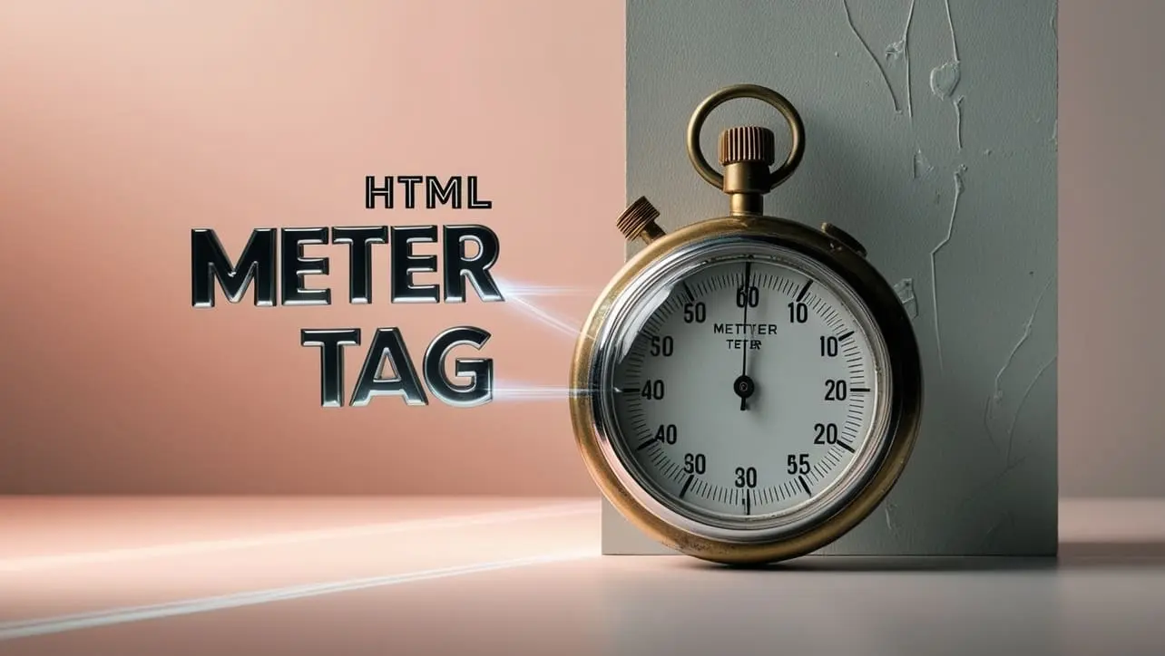 HTML meter tag tutorial — scalar gauges with min, max, and value
