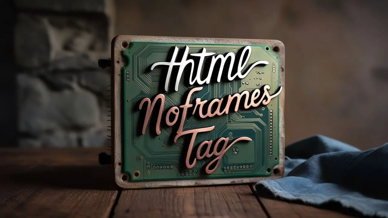 HTML noframes tag tutorial — frameset fallback content and modern layout alternatives