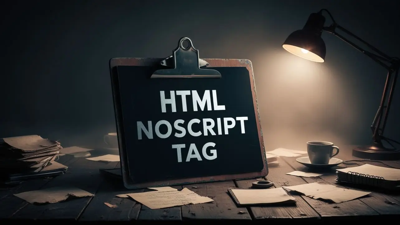 HTML noscript tag tutorial — JavaScript disabled fallback and accessibility