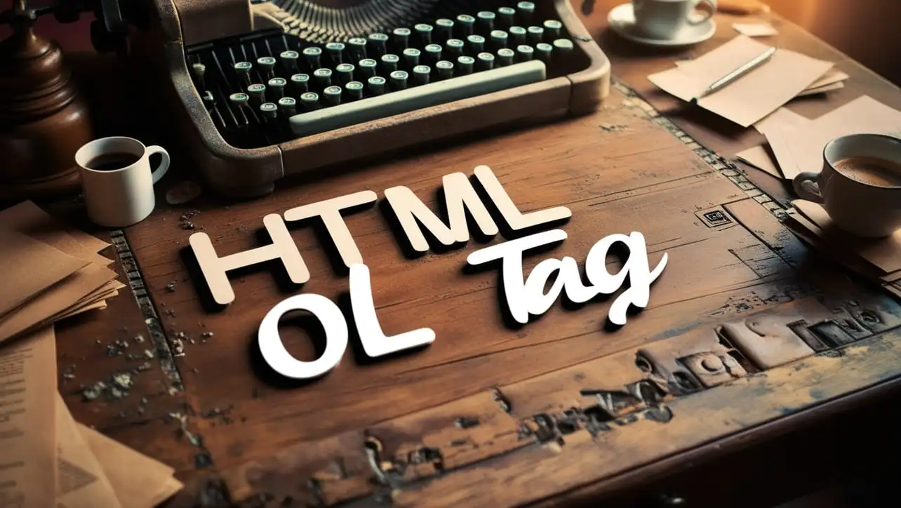 HTML ol tag tutorial — ordered numbered lists with li elements