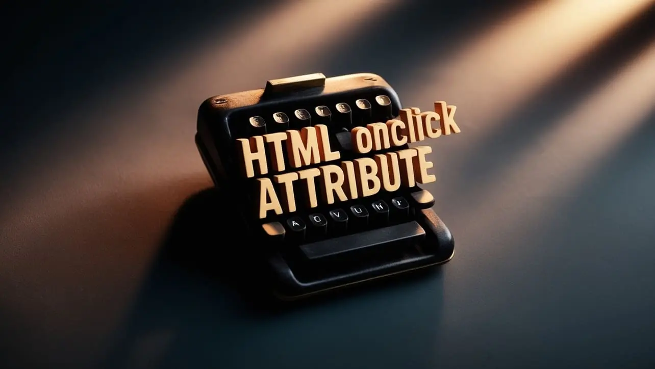 HTML onclick attribute tutorial — run JavaScript when a user clicks an element