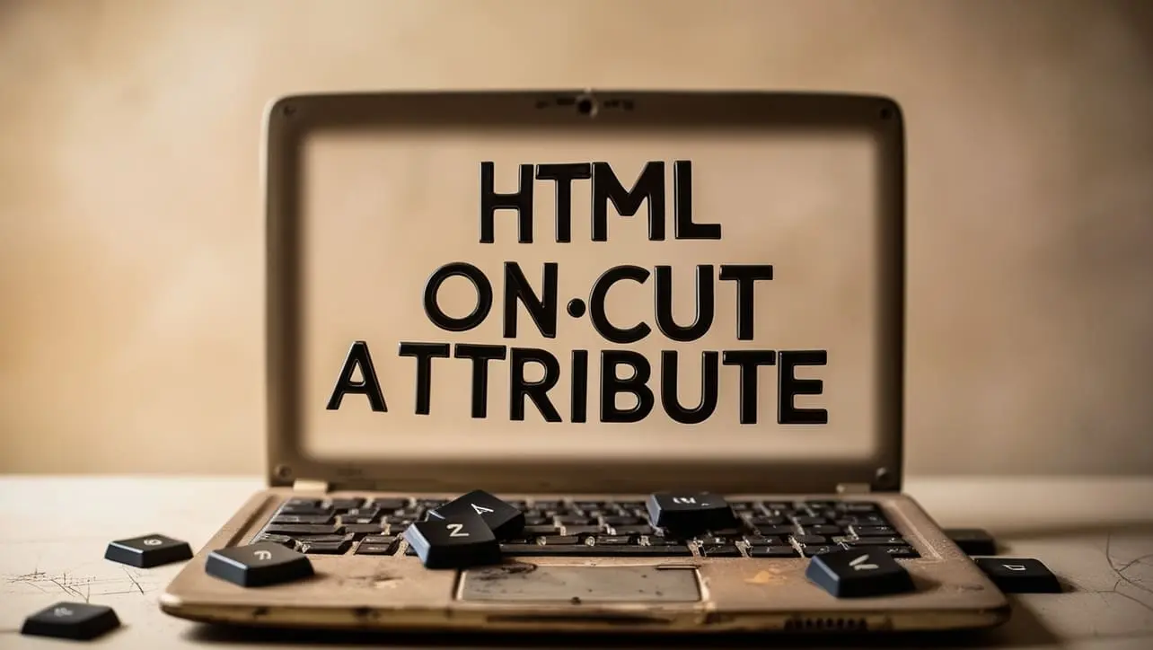 HTML oncut attribute tutorial — JavaScript when the user cuts content from an element