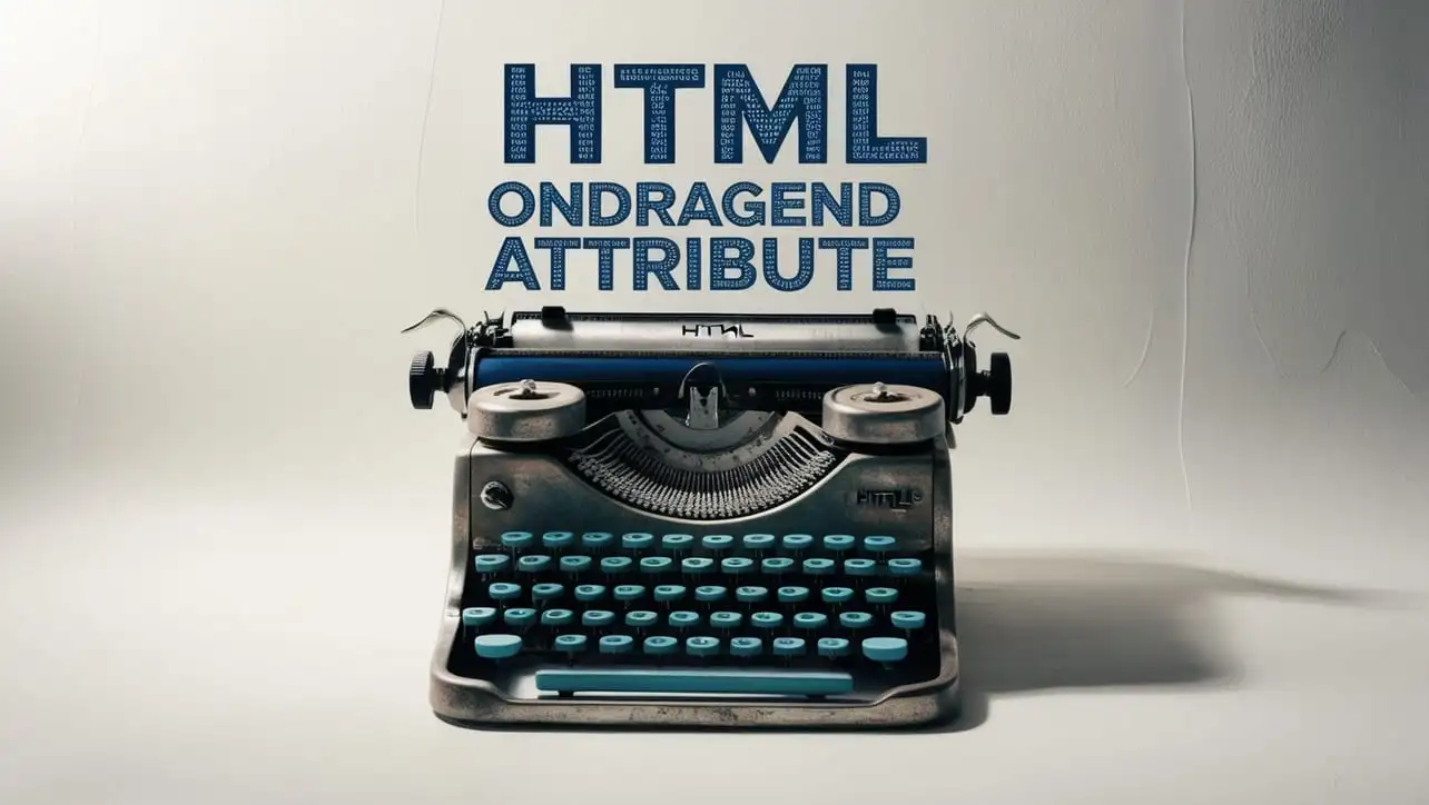 HTML ondragend attribute tutorial — run JavaScript when a draggable element drag ends