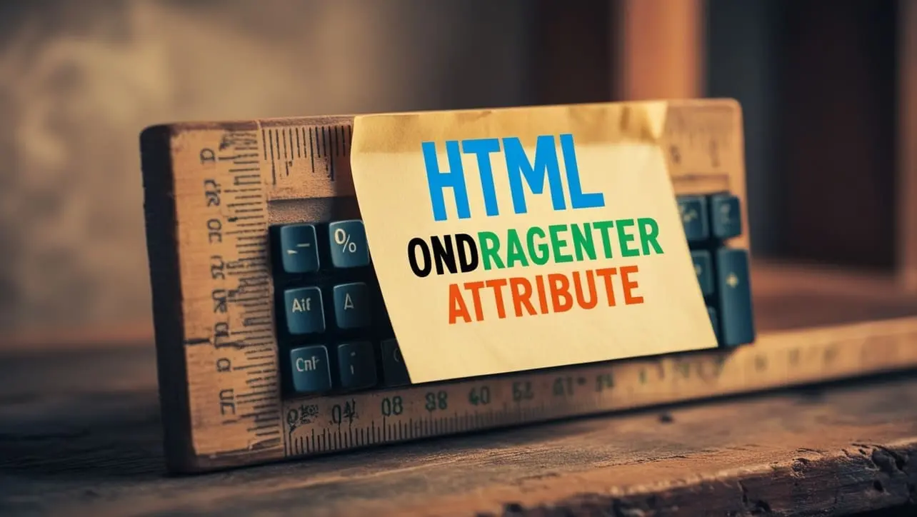 HTML ondragenter attribute tutorial — run JavaScript when a dragged item enters a drop target