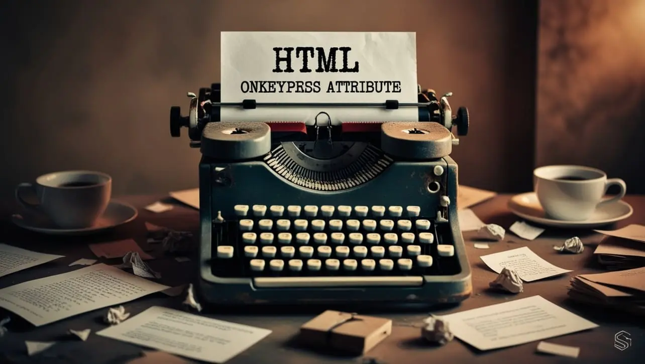 HTML onkeypress attribute tutorial — legacy keyboard character event