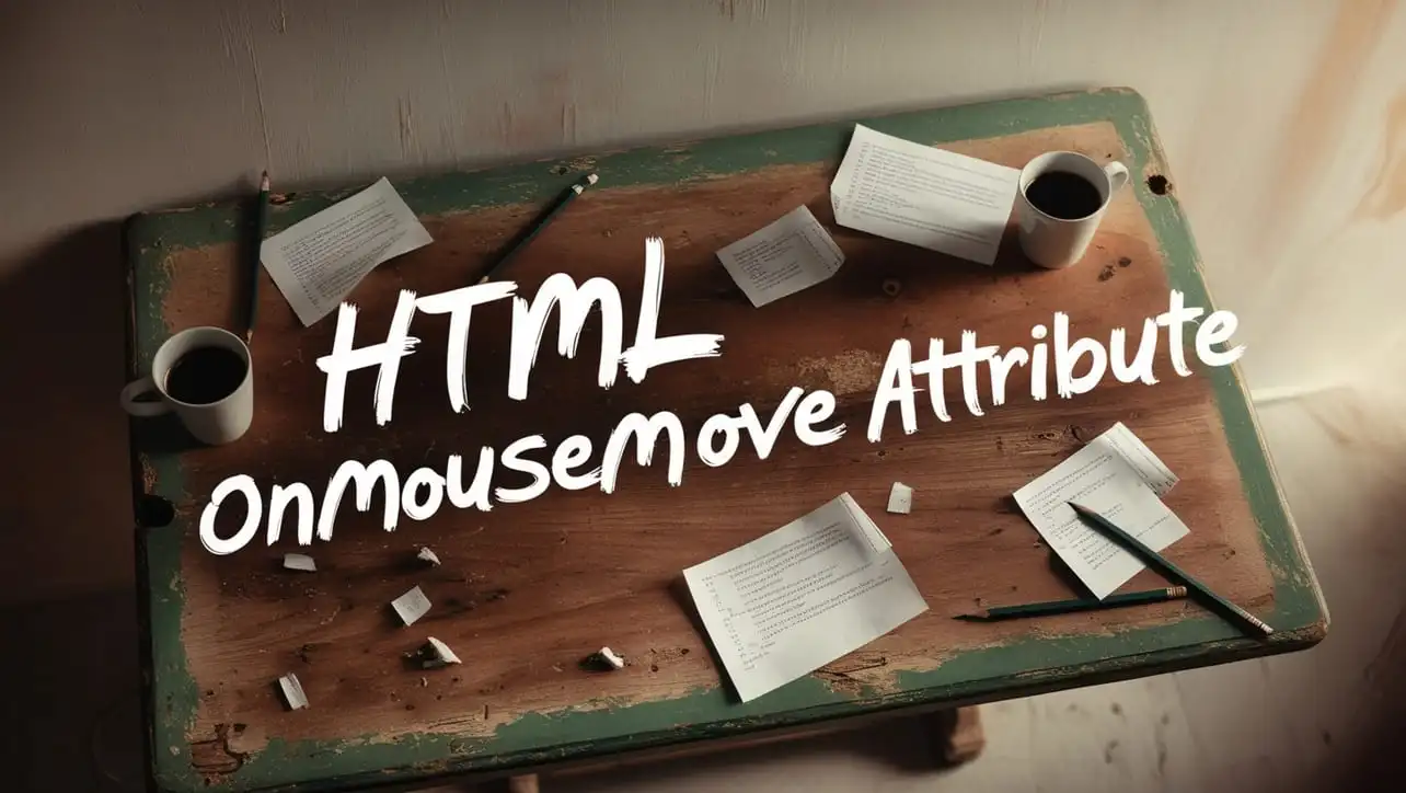 HTML onmousemove attribute tutorial — JavaScript while the mouse moves over an element
