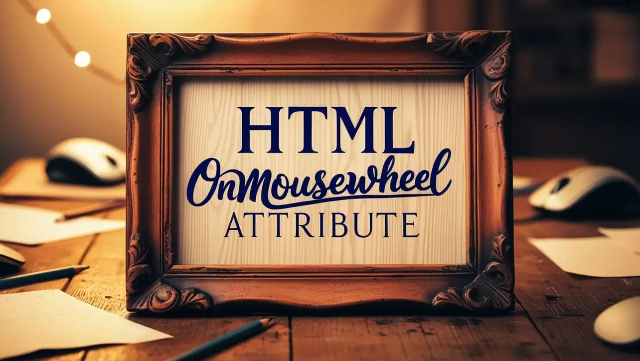 HTML onmousewheel attribute tutorial — JavaScript when the mouse wheel scrolls over an element