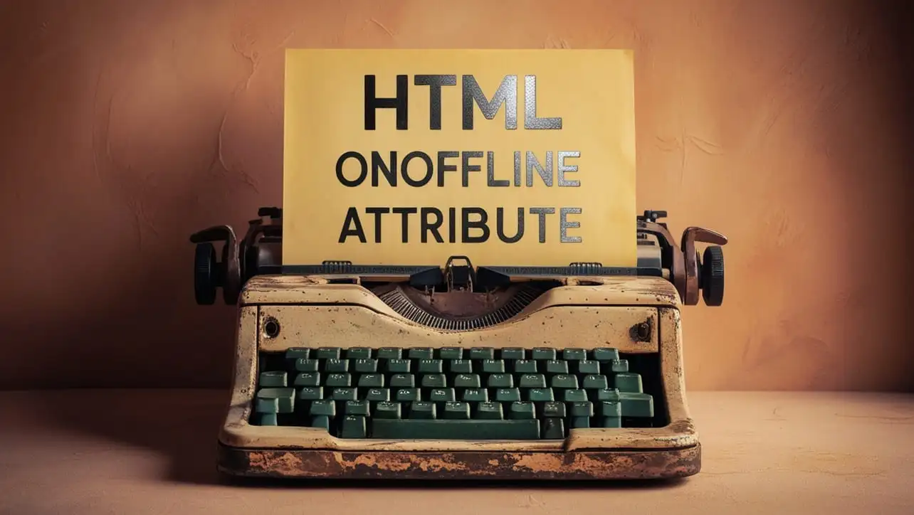 HTML onoffline attribute tutorial — JavaScript when the browser goes offline