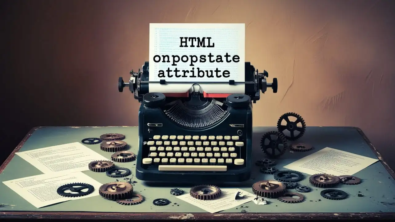 HTML onpopstate attribute tutorial — JavaScript when browser history changes