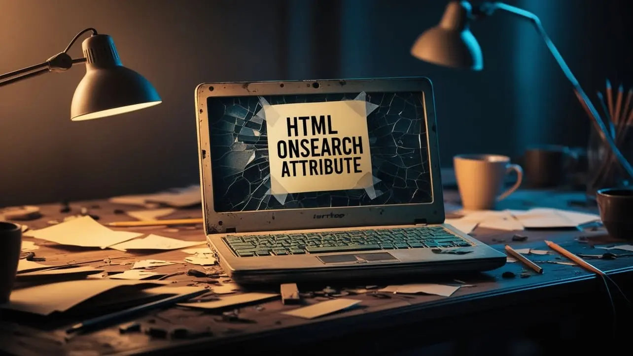 HTML onsearch attribute tutorial — JavaScript when the user submits a search input