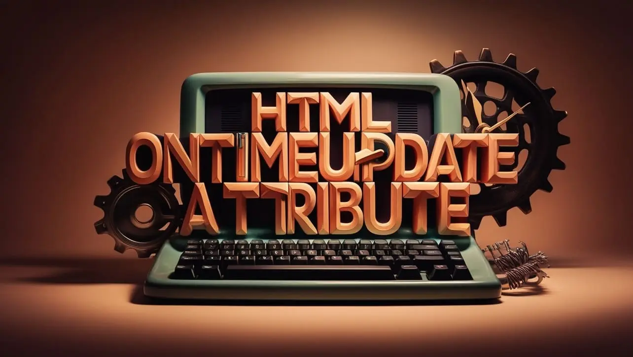 HTML ontimeupdate attribute tutorial — track playback position on audio or video