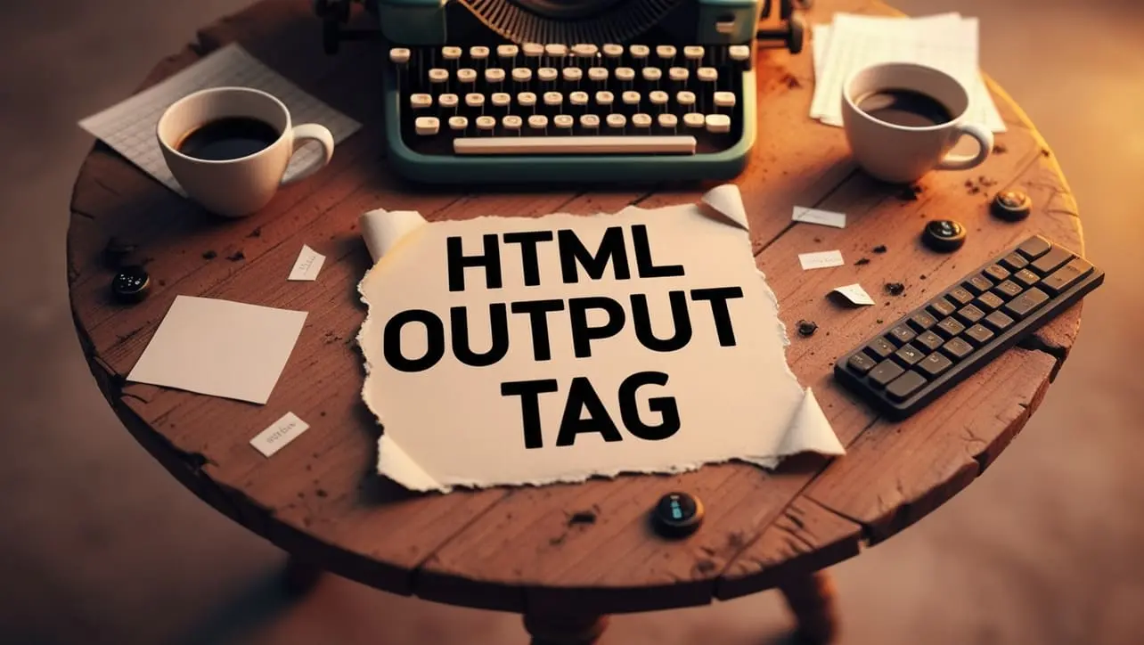 HTML output tag tutorial — display calculation results in forms