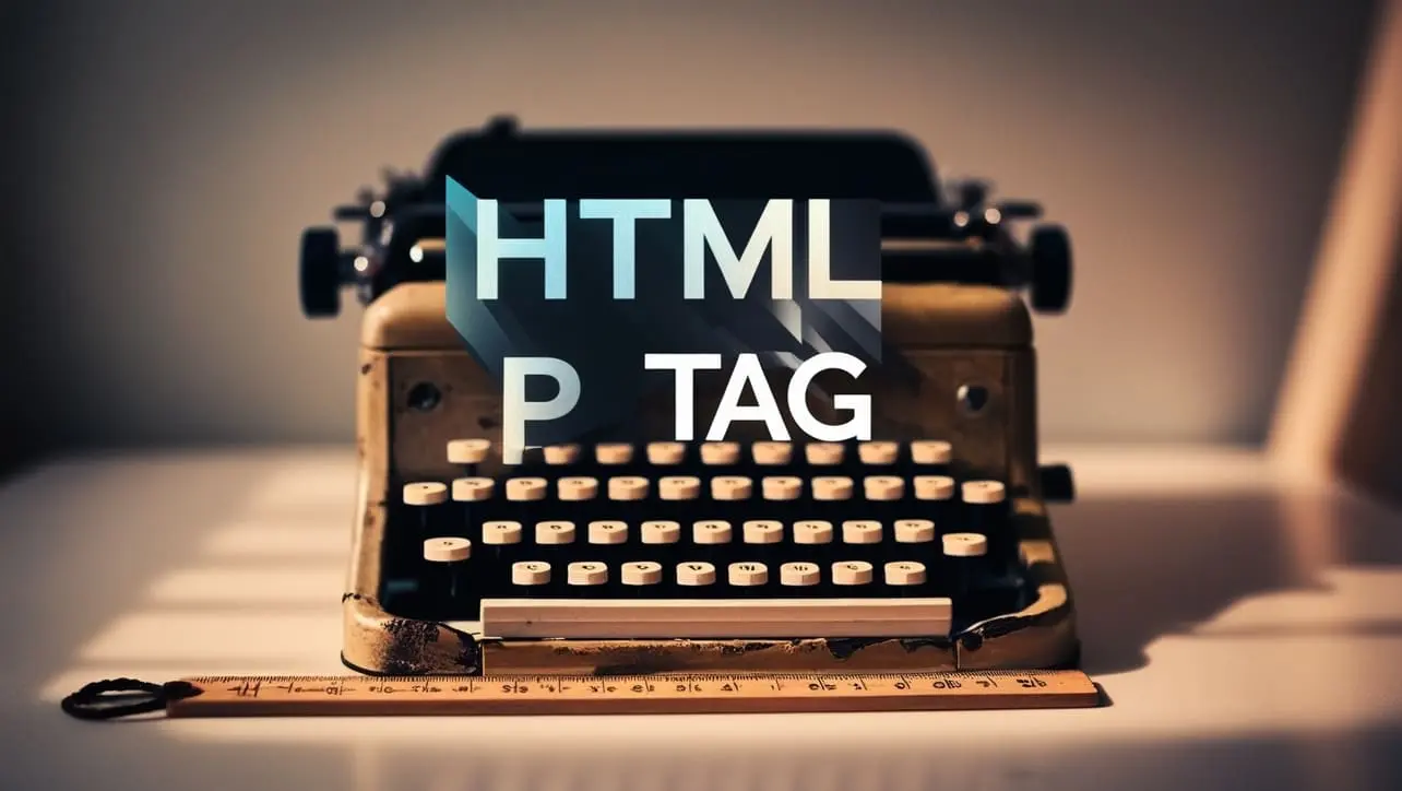 HTML p tag tutorial — paragraph text structure on web pages