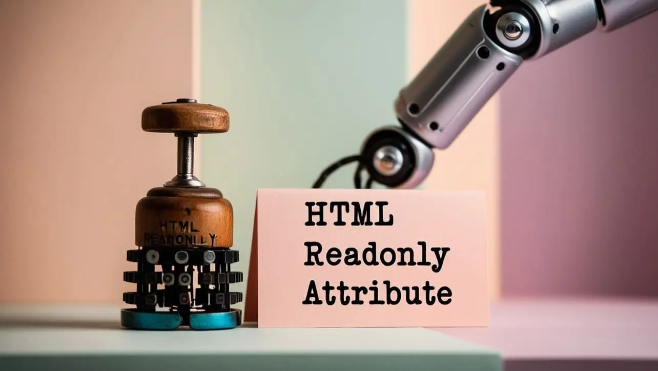 HTML readonly attribute tutorial — non-editable but submittable form fields