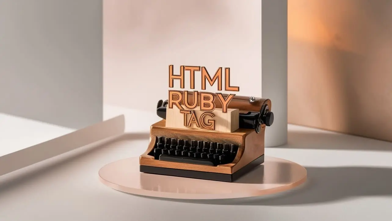HTML ruby tag tutorial — pronunciation annotations for East Asian and multilingual text