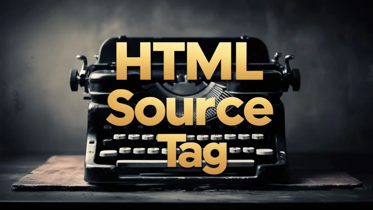 HTML source tag tutorial — multiple media resources for audio and video