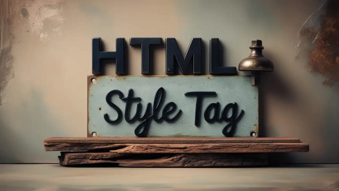HTML style tag tutorial — embedding CSS inside the document head