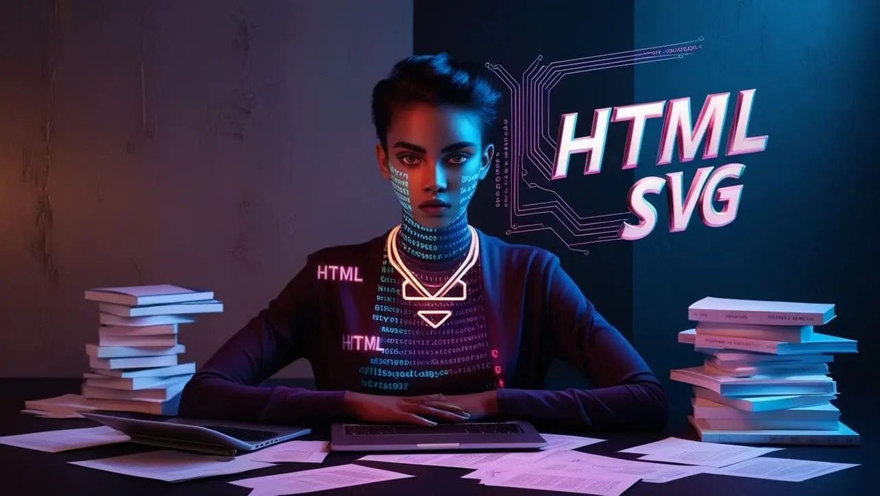 HTML SVG tutorial — embed scalable vector graphics in web pages