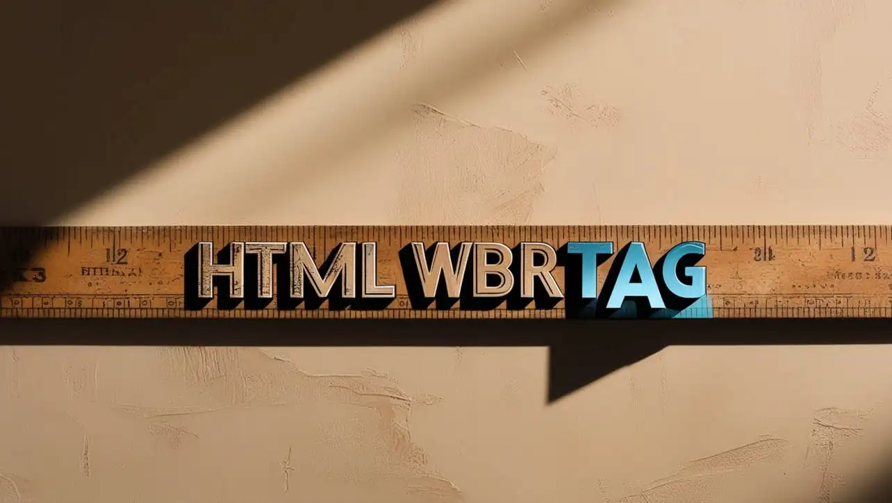 HTML wbr tag tutorial — word break opportunities for responsive text