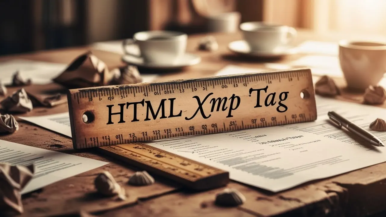 HTML xmp tag tutorial — obsolete element for displaying HTML source code