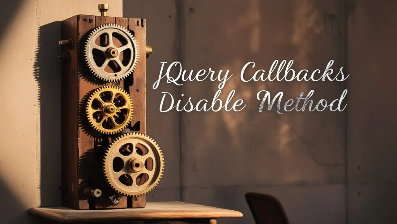jQuery callbacks.disable() method tutorial — permanently stop callback list firing