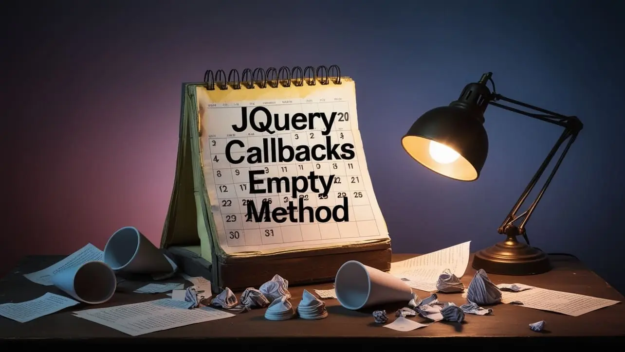 jQuery callbacks.empty() method tutorial — remove all handlers from a Callbacks list