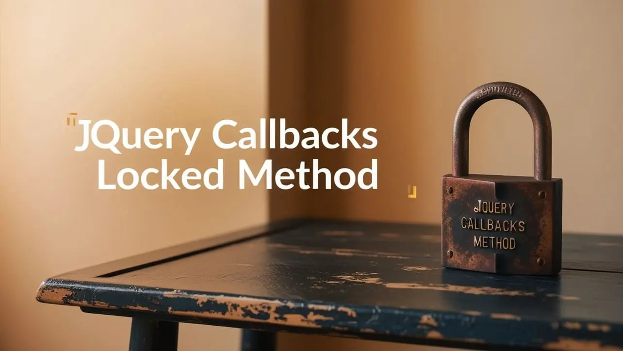 jQuery callbacks.locked() method tutorial — check if a Callbacks list has been frozen