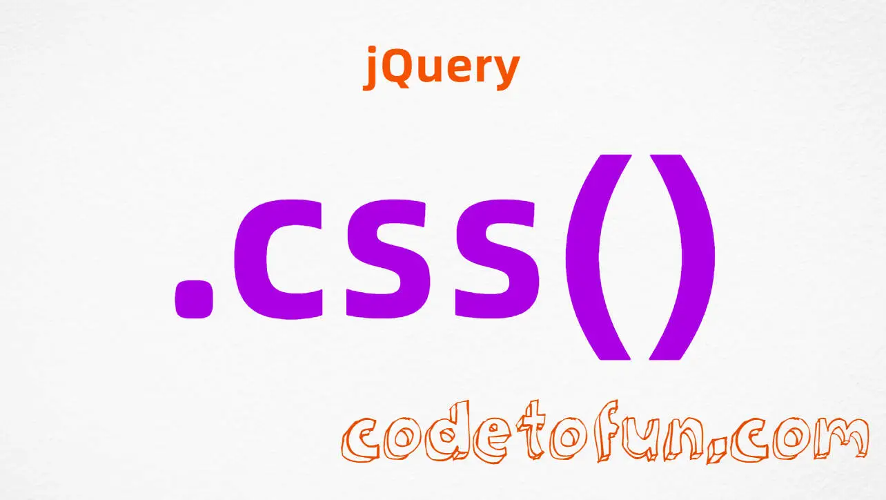 jQuery CSS methods — add classes and control element styling