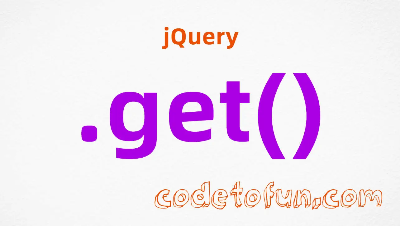 jQuery.get() method tutorial — GET shorthand, success callback, jqXHR done fail always