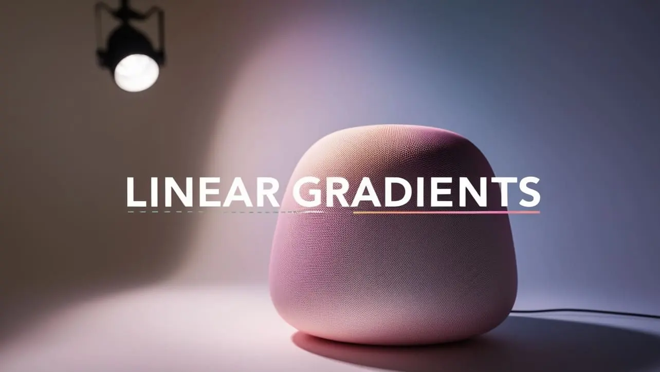Canvas linear gradients tutorial illustration showing smooth color transitions