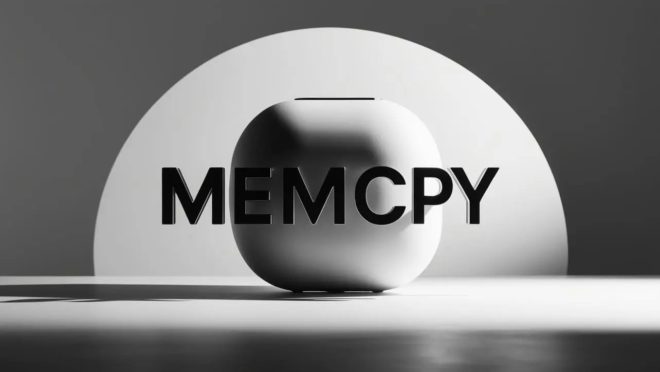 C memcpy() function tutorial copying bytes between memory blocks
