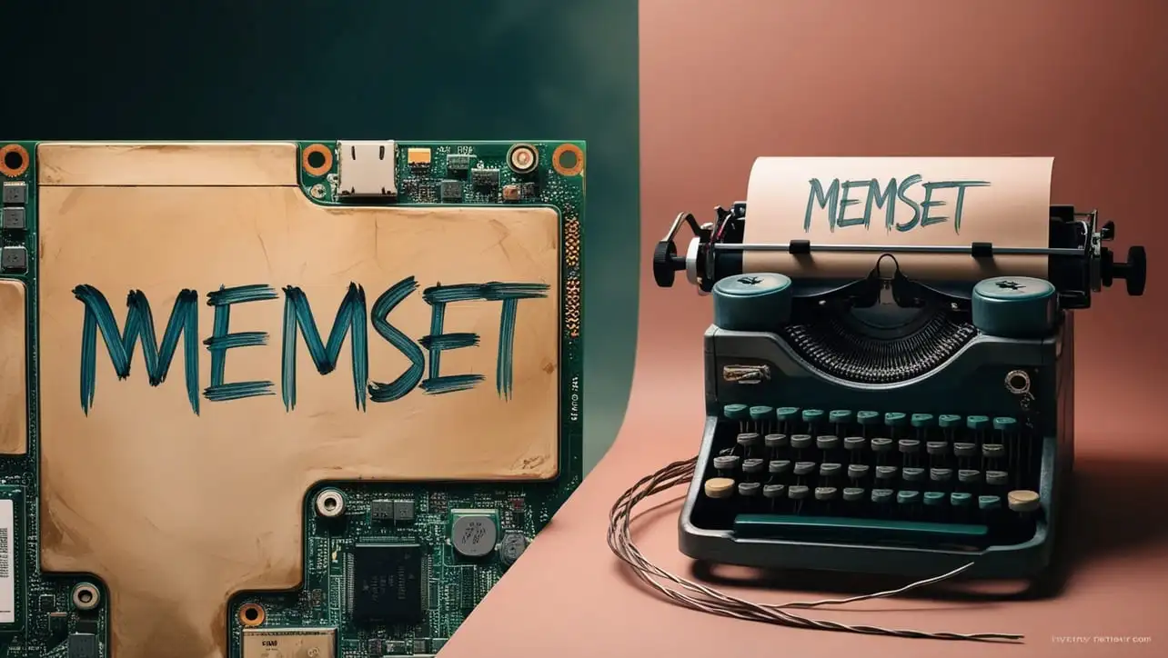 C memset() function tutorial filling memory blocks with a byte value