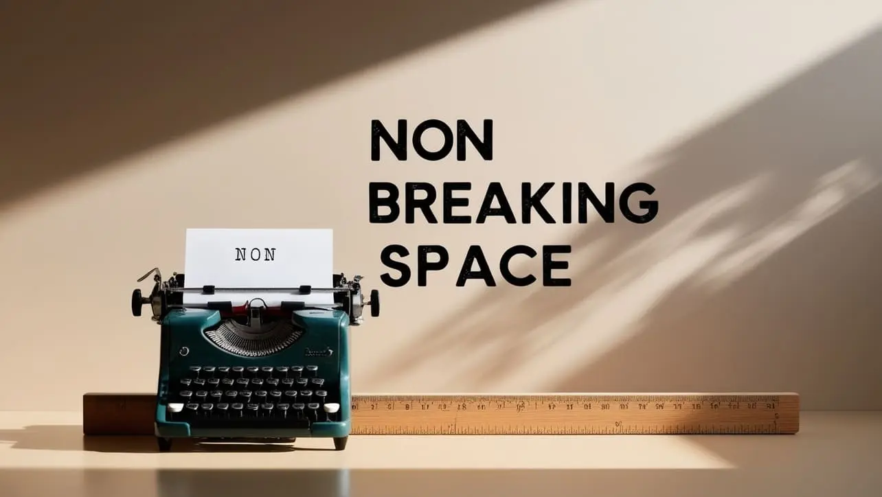 HTML non-breaking space tutorial — prevent unwanted line breaks with &nbsp;