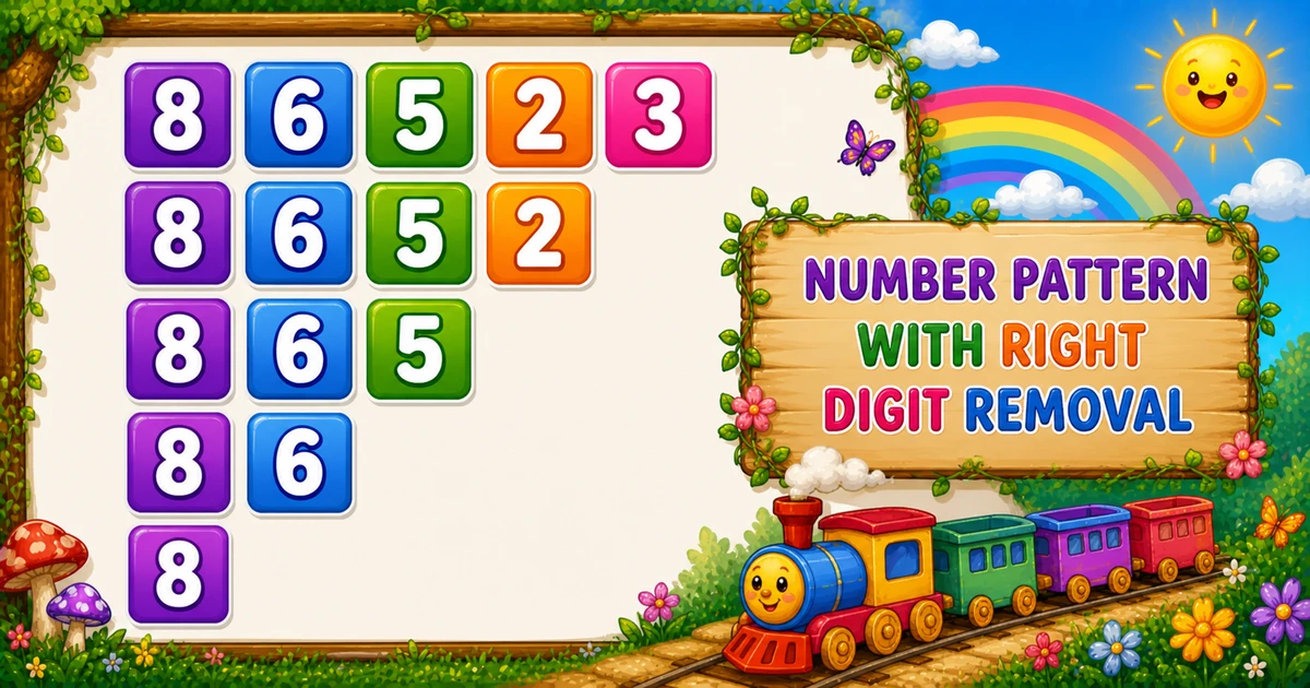 Remove-last-digit number pattern output in Python (86523, 8652, 865, 86, 8)