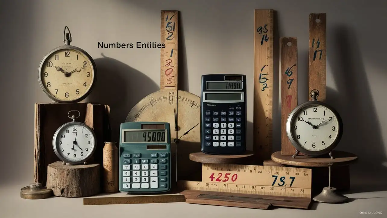 HTML number entities reference: digits, fractions, superscripts, and circled numerals