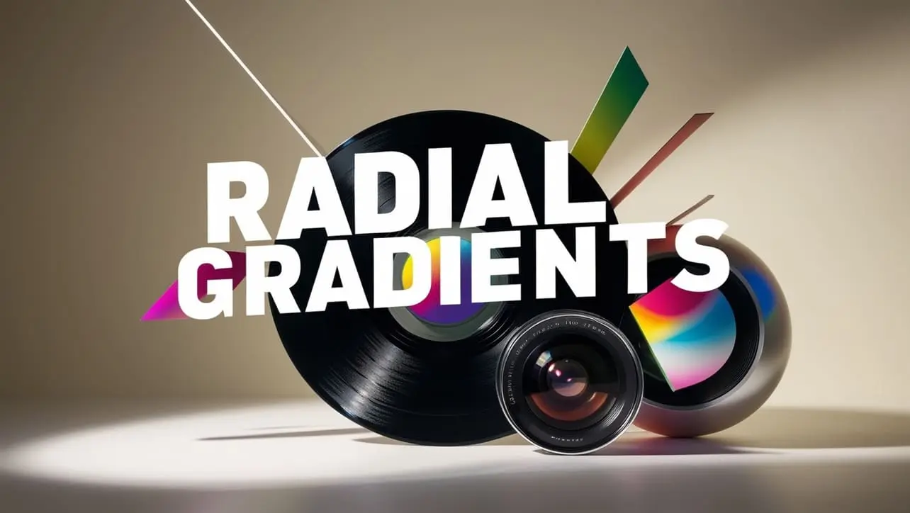 SVG radial gradients tutorial illustration showing center-out colour blending