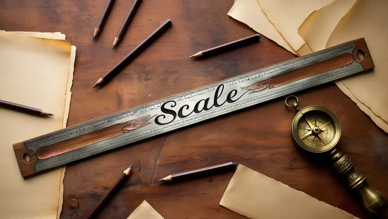Canvas scale tutorial illustration showing a scaled rectangle and thicker strokes