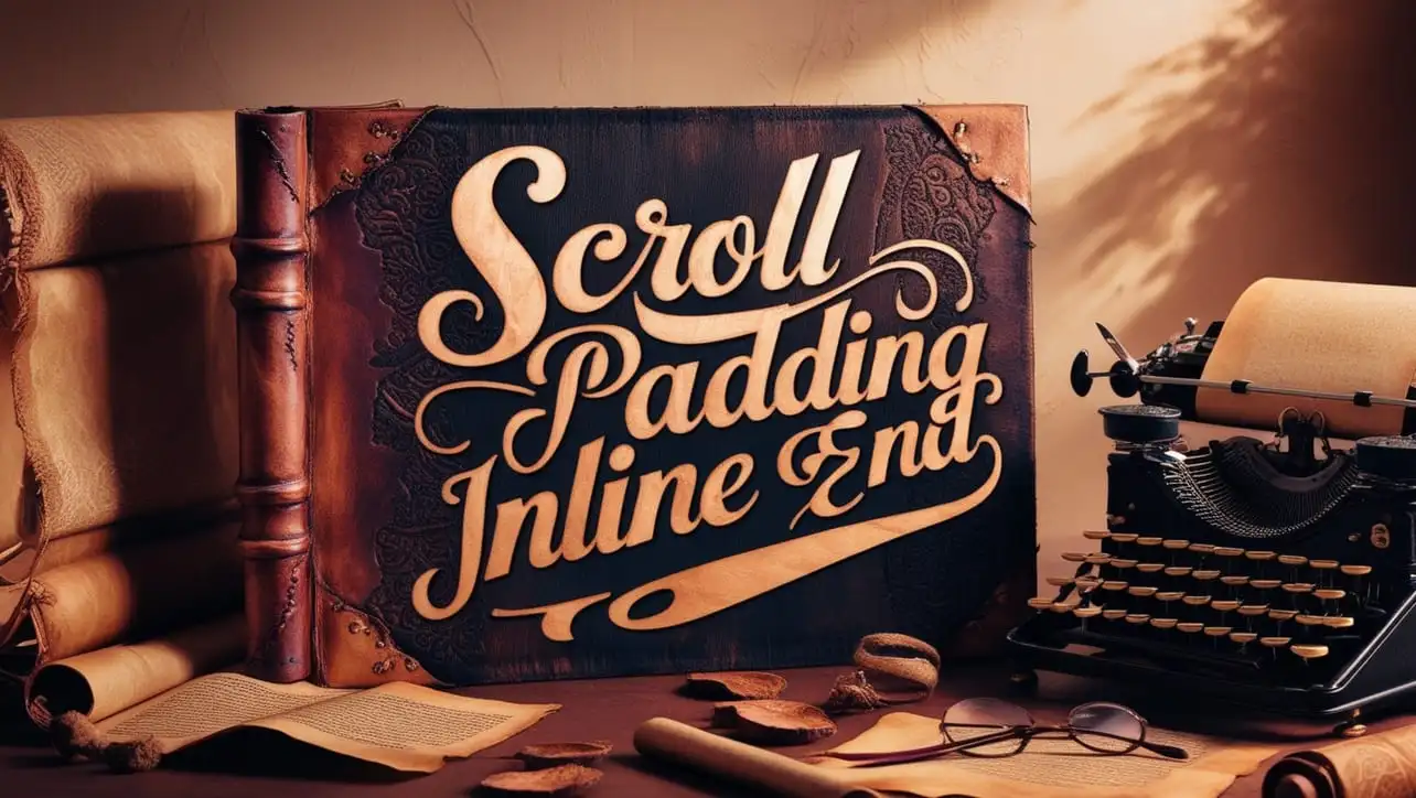 CSS scroll-padding-inline-end property tutorial showing inline-end scrollport inset in a horizontal container