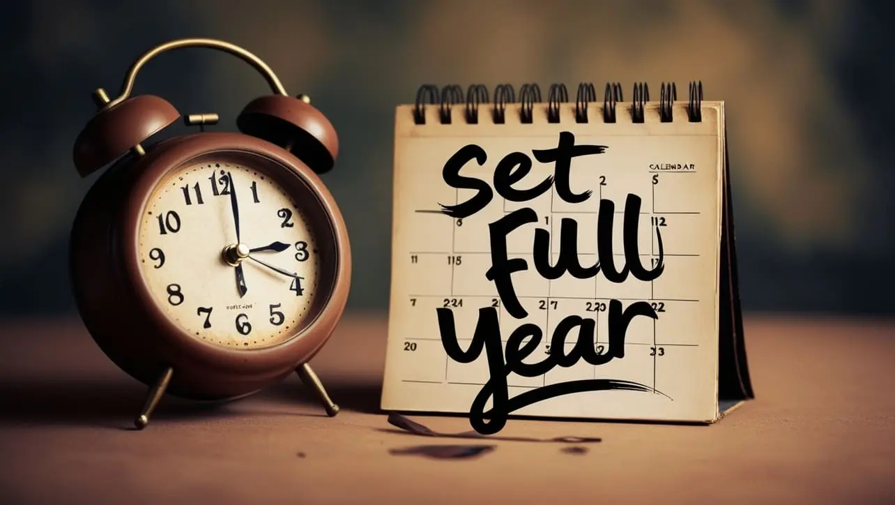 JavaScript Date setFullYear() method tutorial with year setter examples