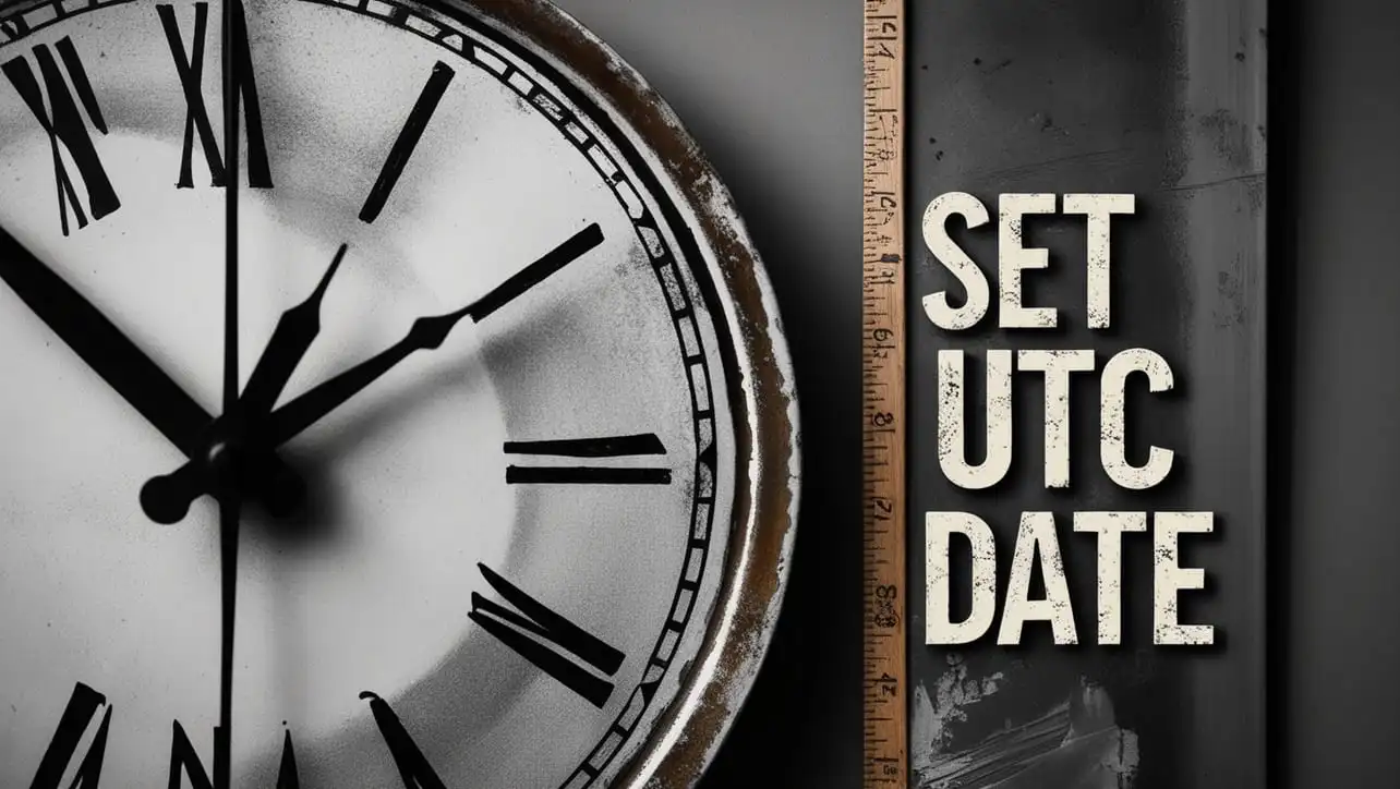 JavaScript Date setUTCDate() method tutorial with UTC day-of-month setter examples