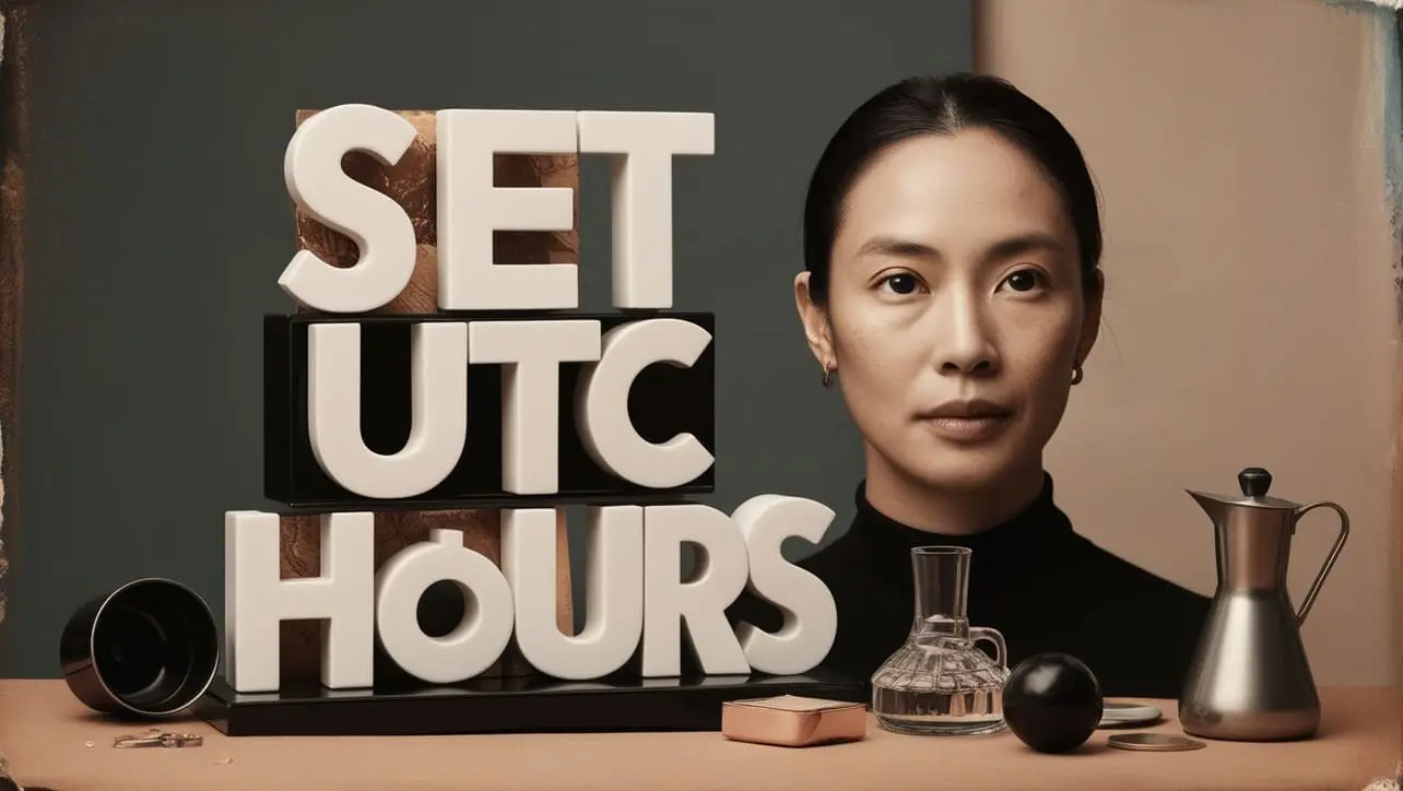 JavaScript Date setUTCHours() method tutorial with UTC hour setter examples