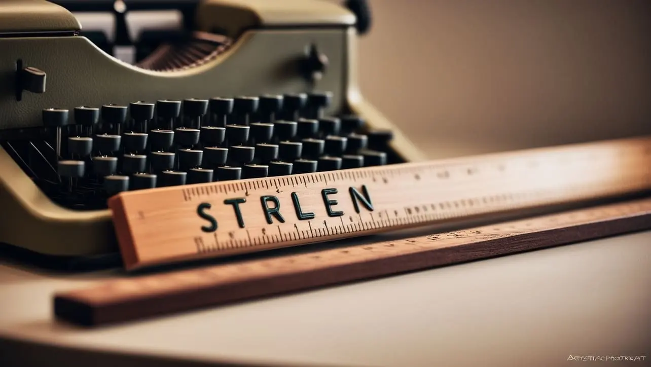 C++ strlen() function tutorial showing how to measure the length of a null-terminated C-string